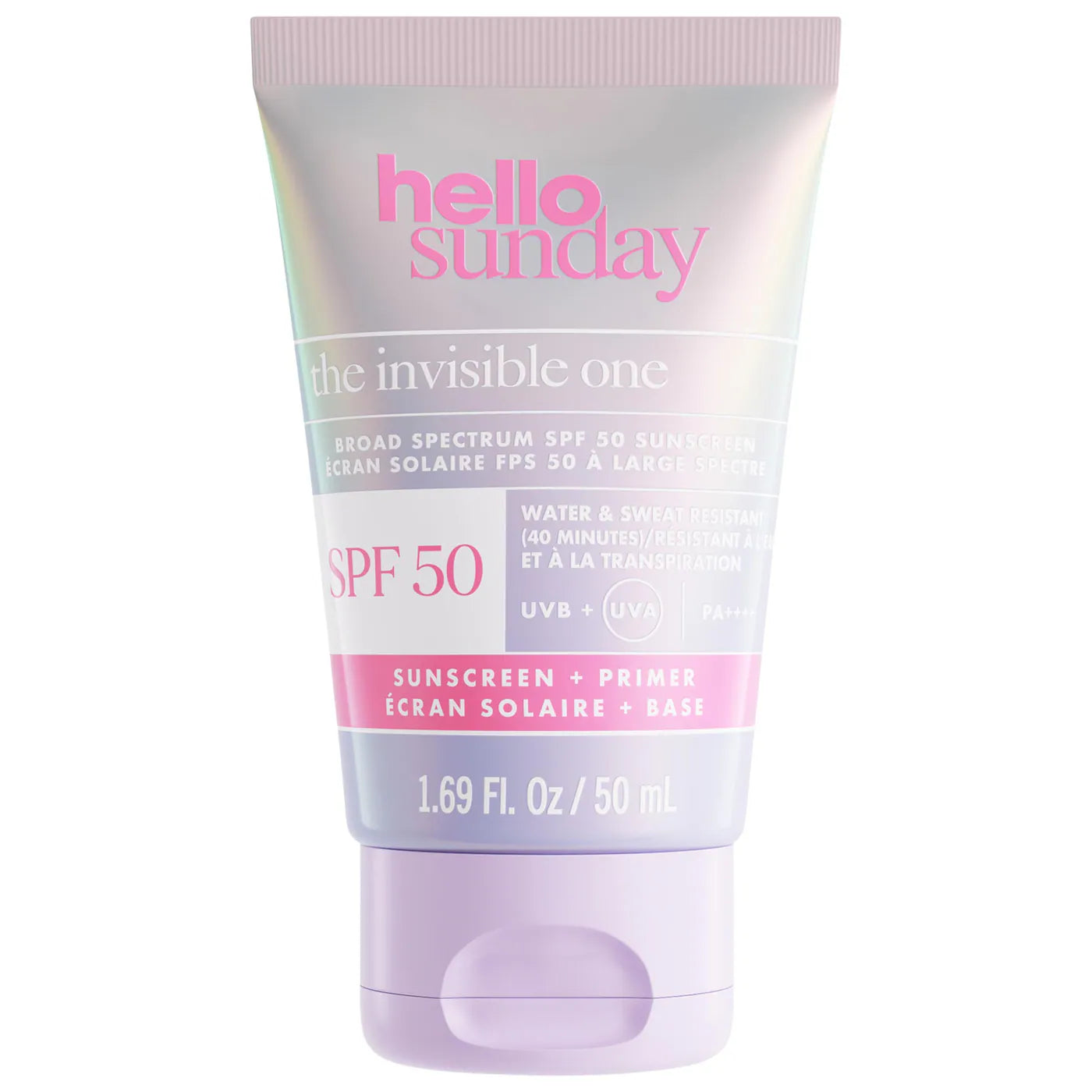 The Invisible One SPF 50 Hydrating Sunscreen + Primer with