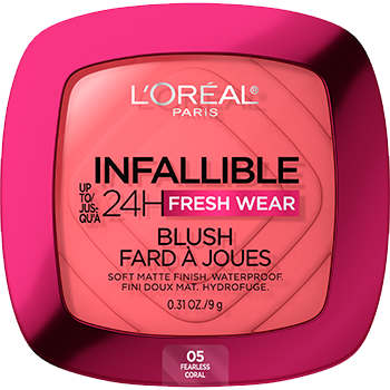 Infallible Up to 24H Fresh Wear Soft Matte Blush /05 Fearless Corak- L'Oreal Paris.