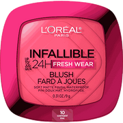 Infallible Up to 24H Fresh Wear Soft Matte Blush / 1O Confident Pink- L'Oreal Paris.