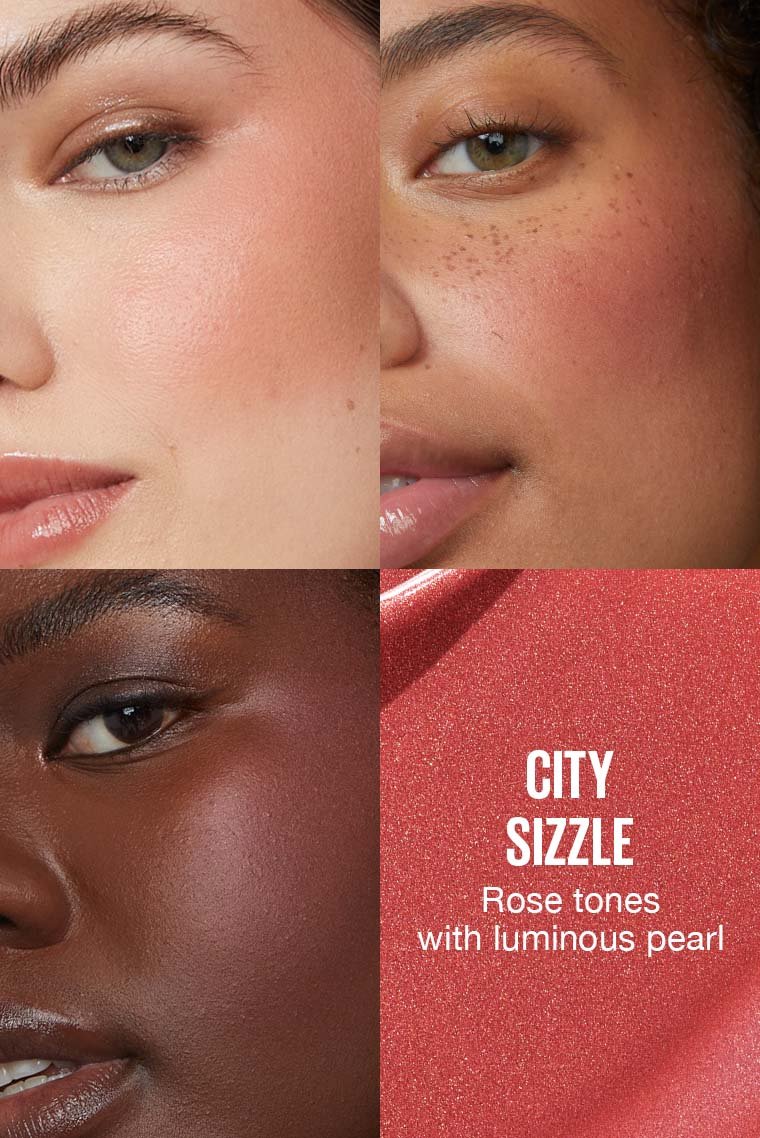 SUNKISSER MULTI-USE LIQUID BLUSH AND BRONZER, FACE MAKEUP / 06 CITY SIZZLE - MAYBELLINE.