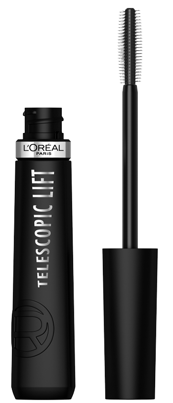 Telescopic Instant Lift Washable Mascara / blackest black- L'Oreal Paris.