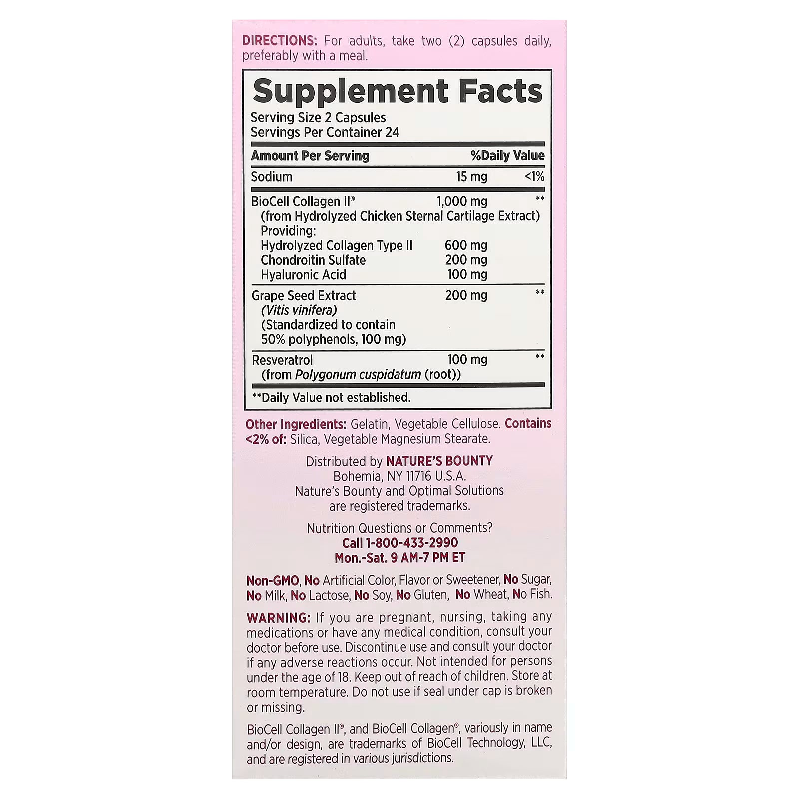 Ultra Collagen Booster, 48 Capsulas - Nature's Bounty.