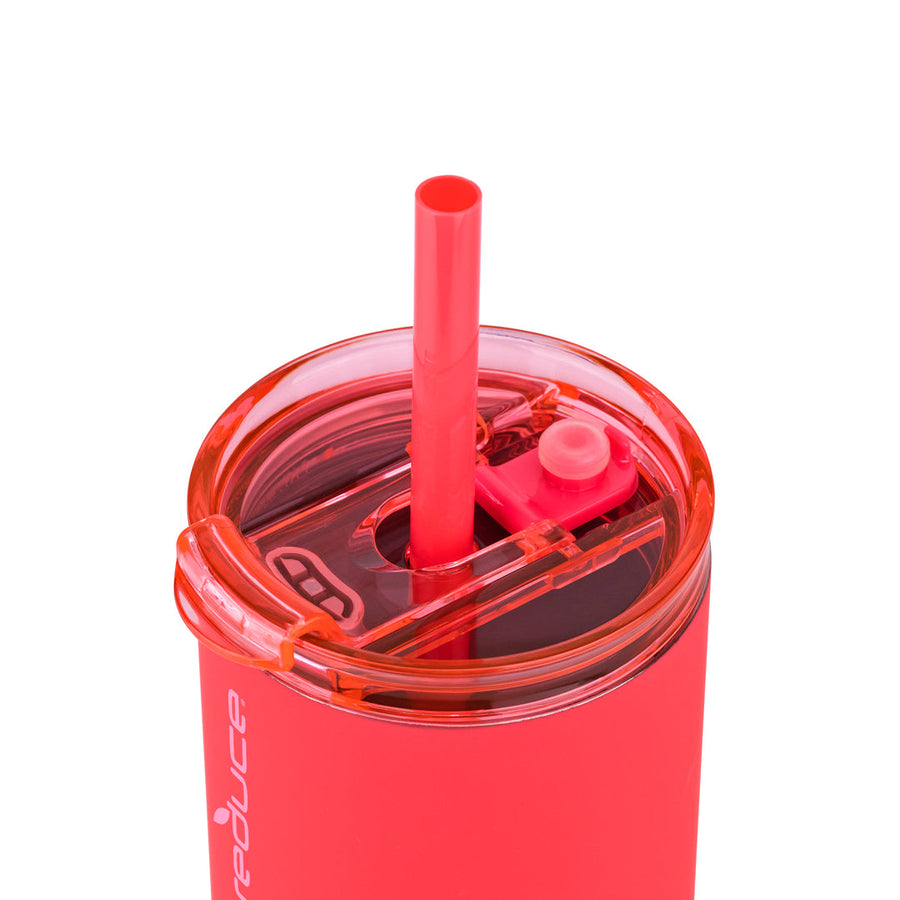 COLDEE TUMBLER - KIDS TUMBLER WITH STRAW 14 OZ / BUBBLE GUM - REDUCE.