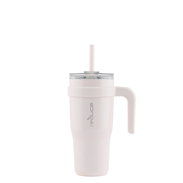 24 OZ COLD1 TUMBLER WITH HANDLE / COTTON - REDUCE.