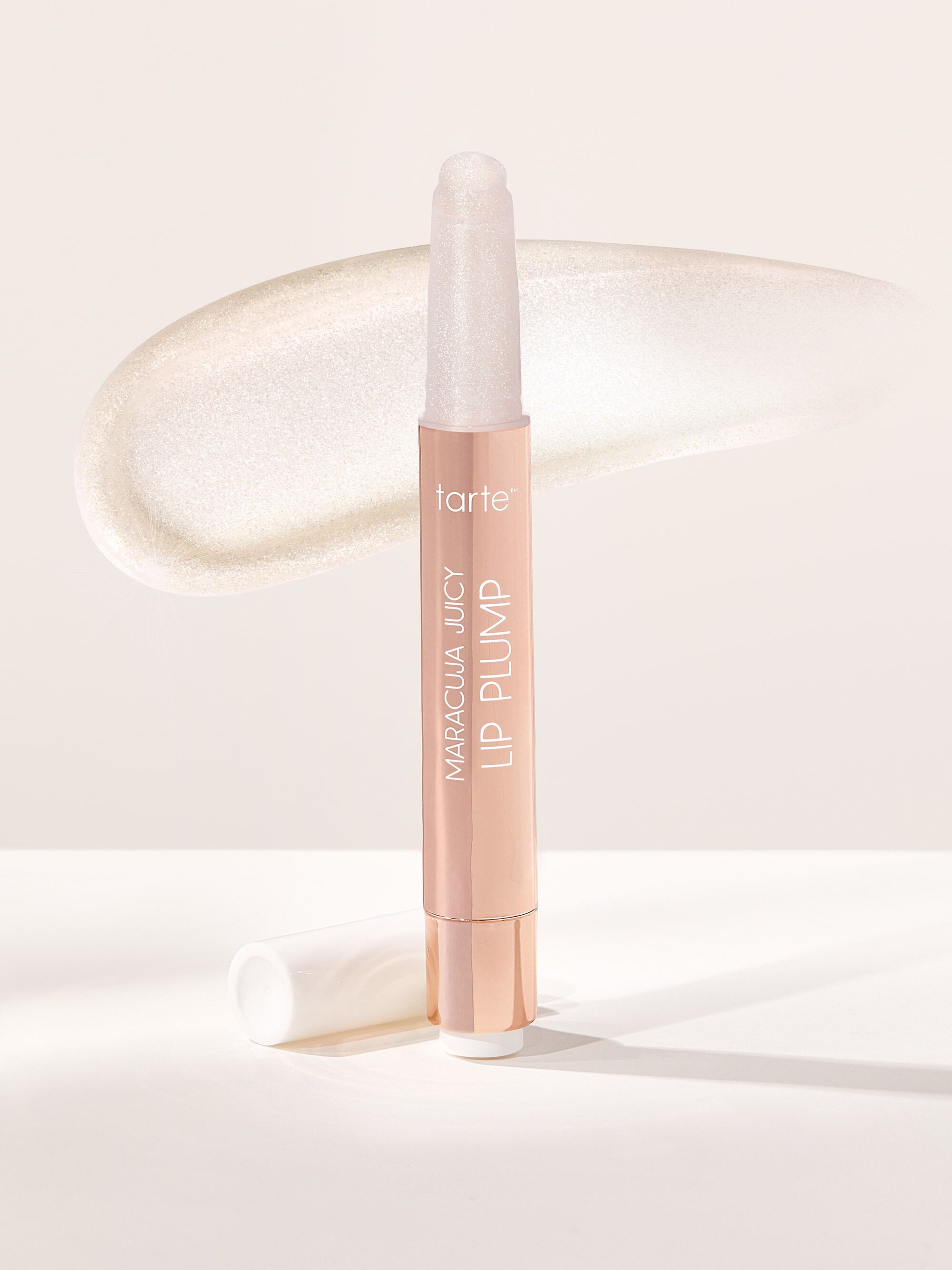 Maracuja Juicy Shimmer Glass Lip Plump - Pearl Shimmer Glass / TARTE.