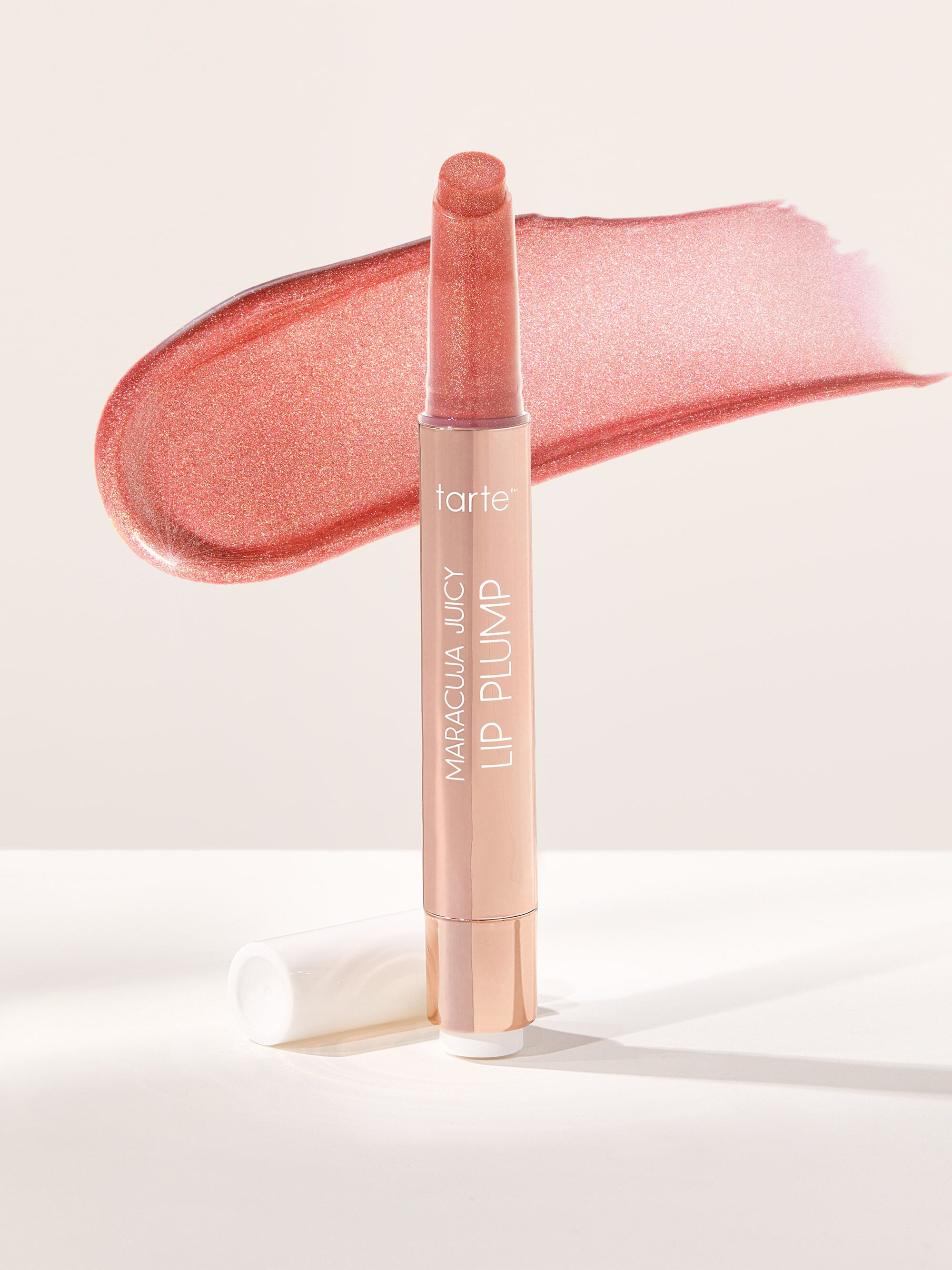 Maracuja Juicy Shimmer Glass Lip Plump - Rose Shimmer Glass / TARTE.