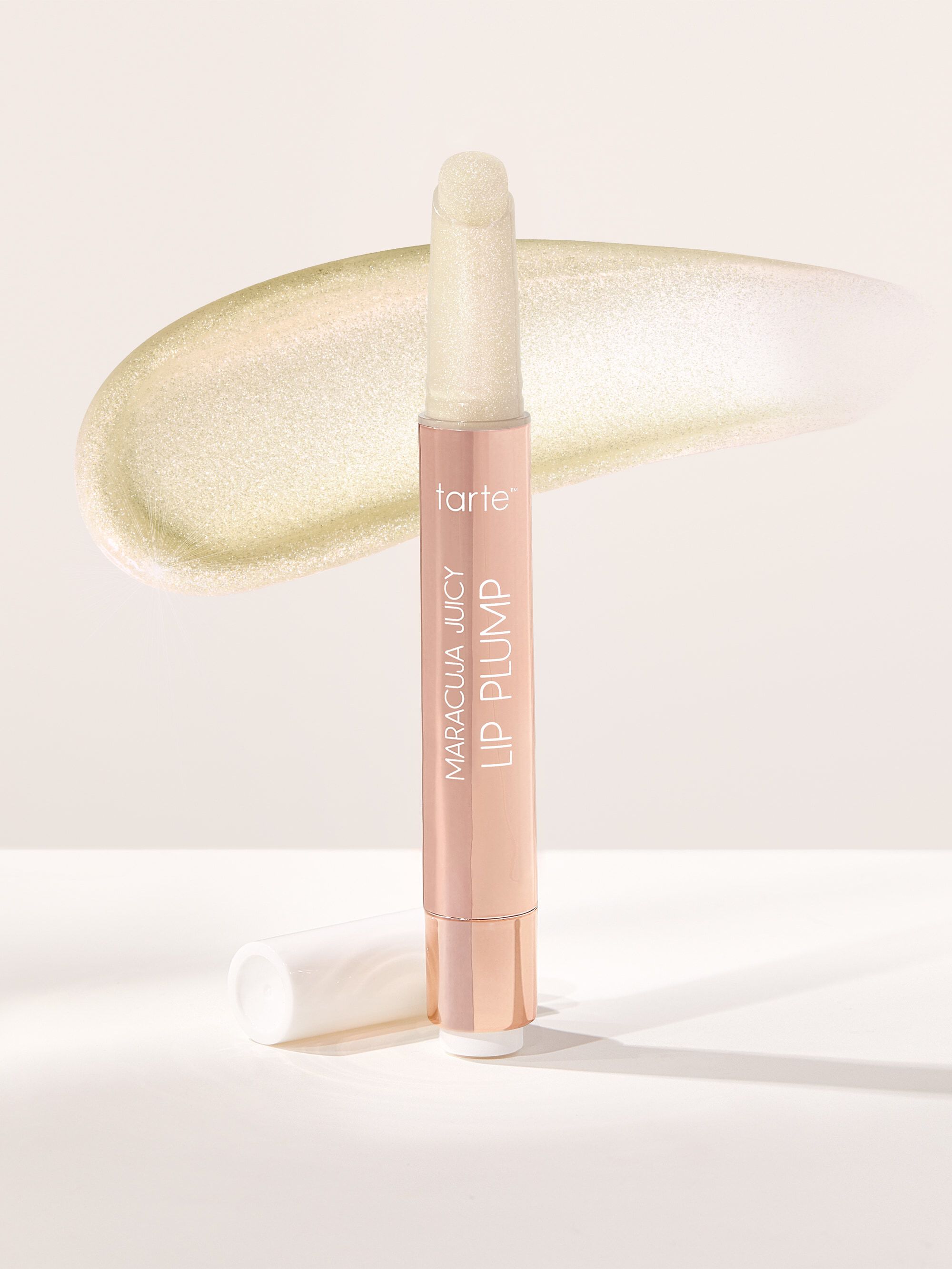 Maracuja Juicy Shimmer Glass Lip Plump - Sunflower Shimmer Glass / TARTE.