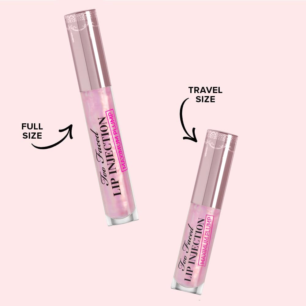 Travel Size Lip Injection Maximum Plump Extra Strength Lip Plumper Gloss / Original - Too Faced.