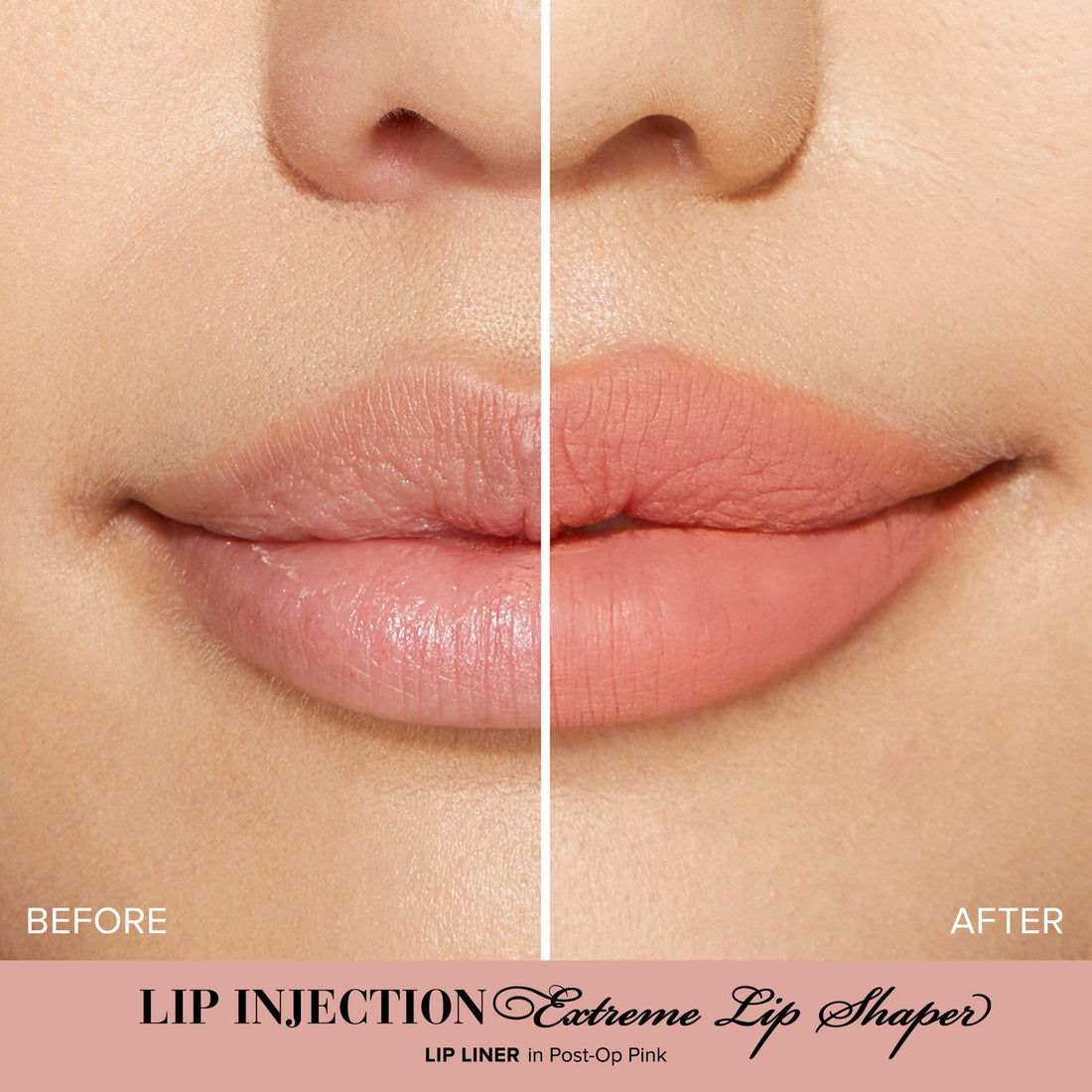 Lip Injection Extreme Lip Shaper/ Post-Op Pink  - Too Faced.