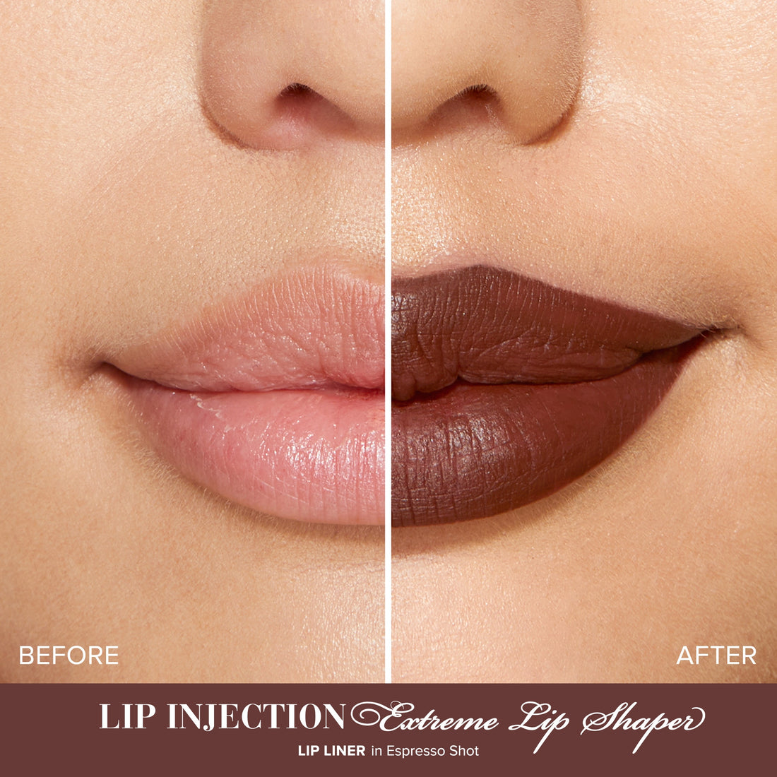 Lip Injection Extreme Lip Shaper/ Espresso Shot   - Too Faced.