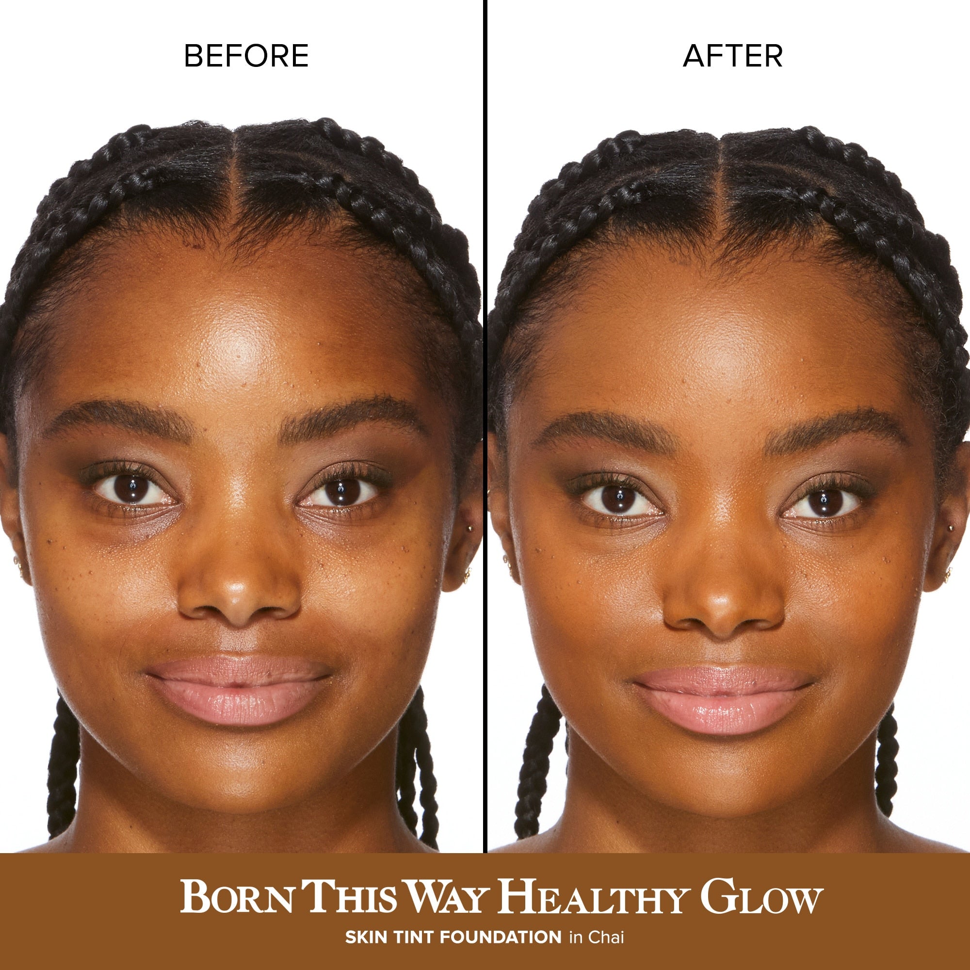 Born This Way Healthy Glow Skin Tint Foundation / Chai - Too Faced.