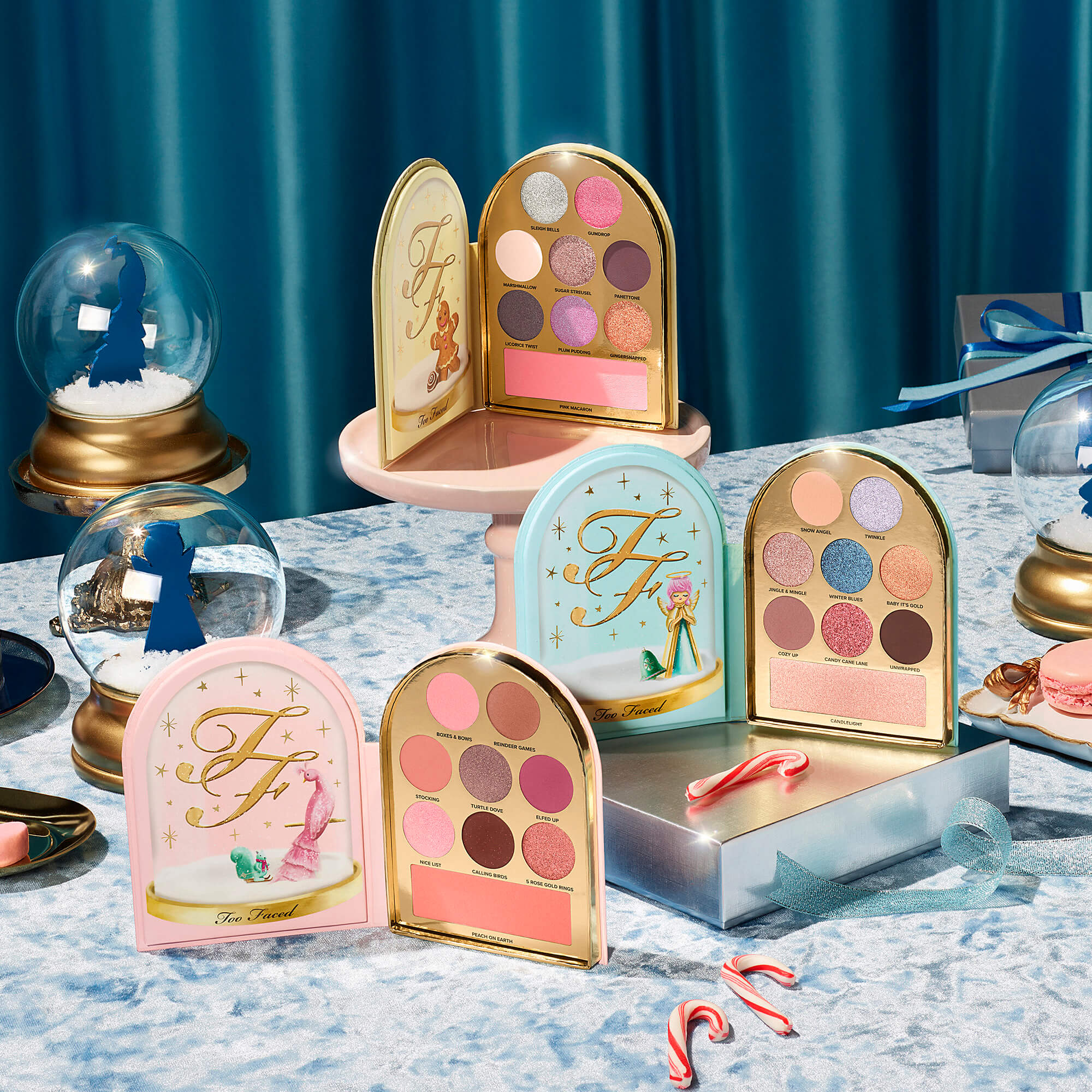 Let It Snow Globes Three-Piece Palette Gift Set - Too Faced.