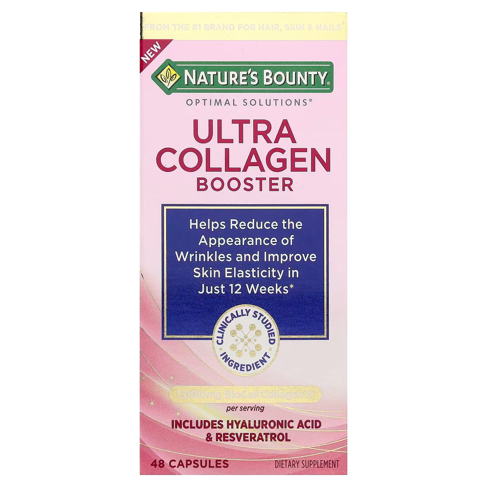 Ultra Collagen Booster, 48 Capsulas - Nature's Bounty.