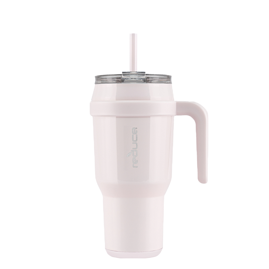 40 OZ COLD1 TUMBLER WITH HANDLE / COTTON - REDUCE.