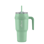 40 OZ COLD1 TUMBLER WITH HANDLE / MATCHA- REDUCE.
