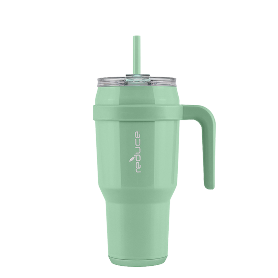 40 OZ COLD1 TUMBLER WITH HANDLE / MATCHA- REDUCE.