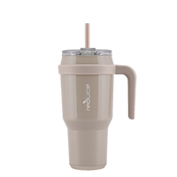 40 OZ COLD1 TUMBLER WITH HANDLE / SAND - REDUCE.