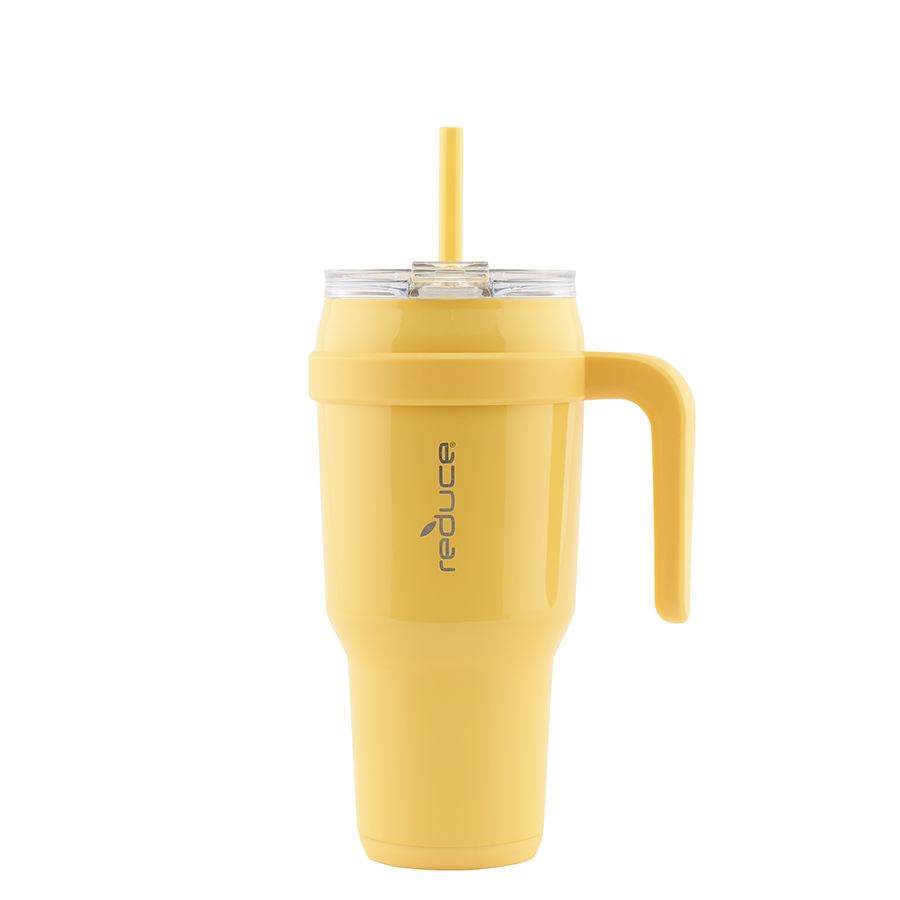 40 OZ COLD1 TUMBLER WITH HANDLE / PINEAPPLE - REDUCE.