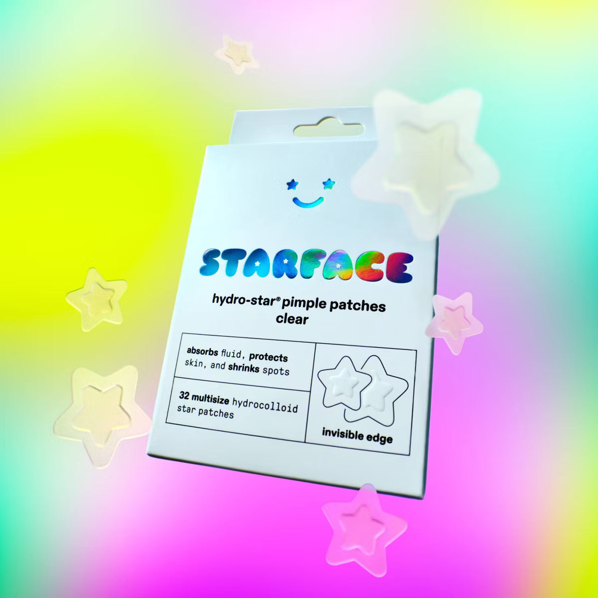Hydro-Stars Clear Facial Pimple Patch Refill 32ct - Starface.
