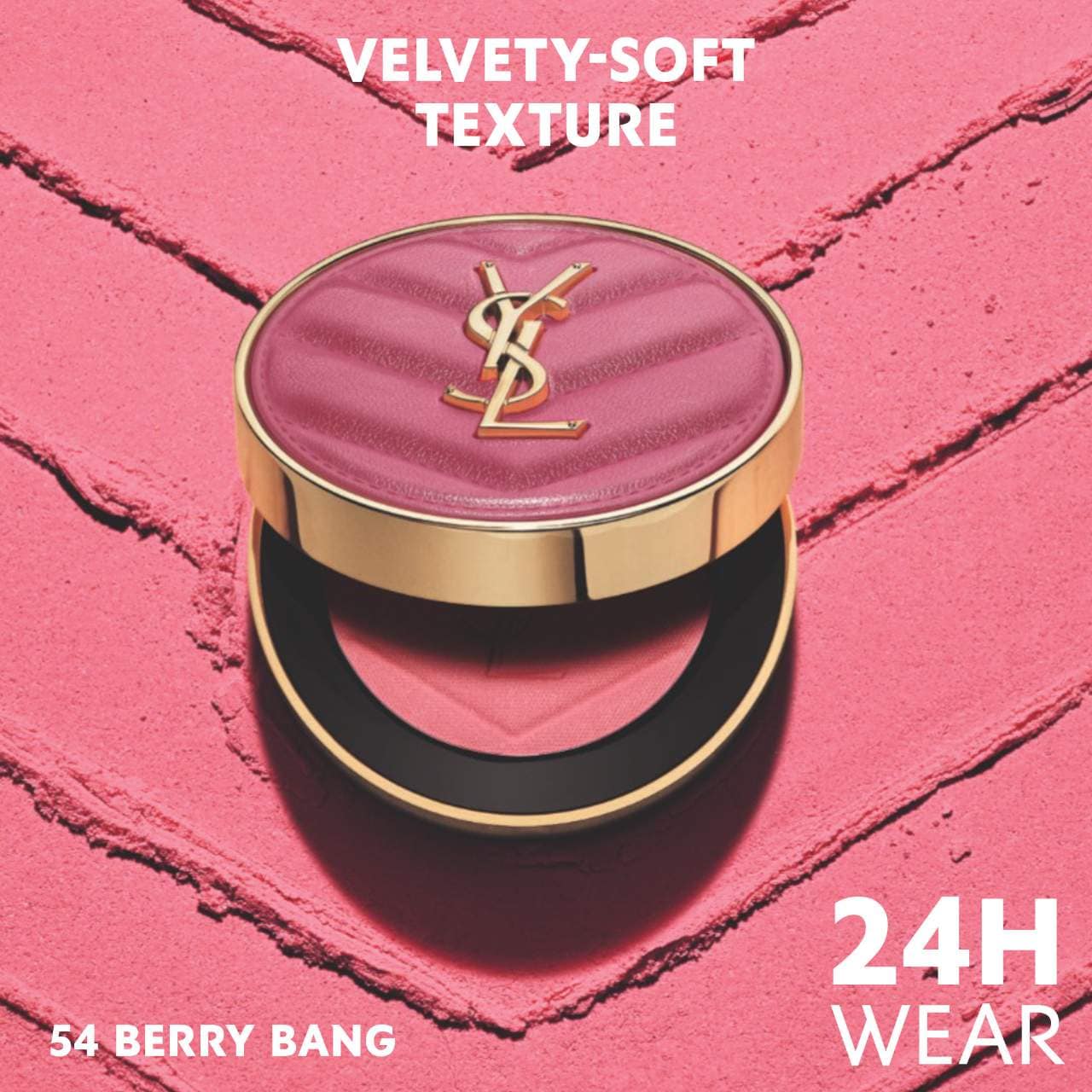 Make Me Blush 24H Buildable Powder Blush/ 54 Berry Bang -Yves Saint Laurent
