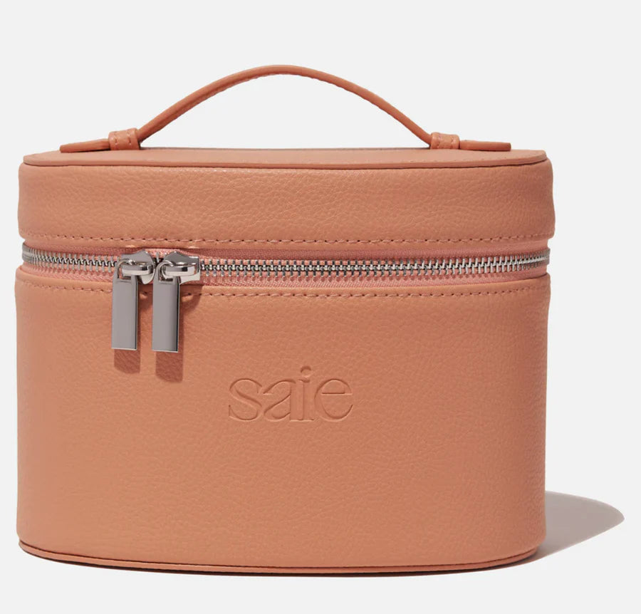 THE MINI VANITY CASE - Peach / SAIE