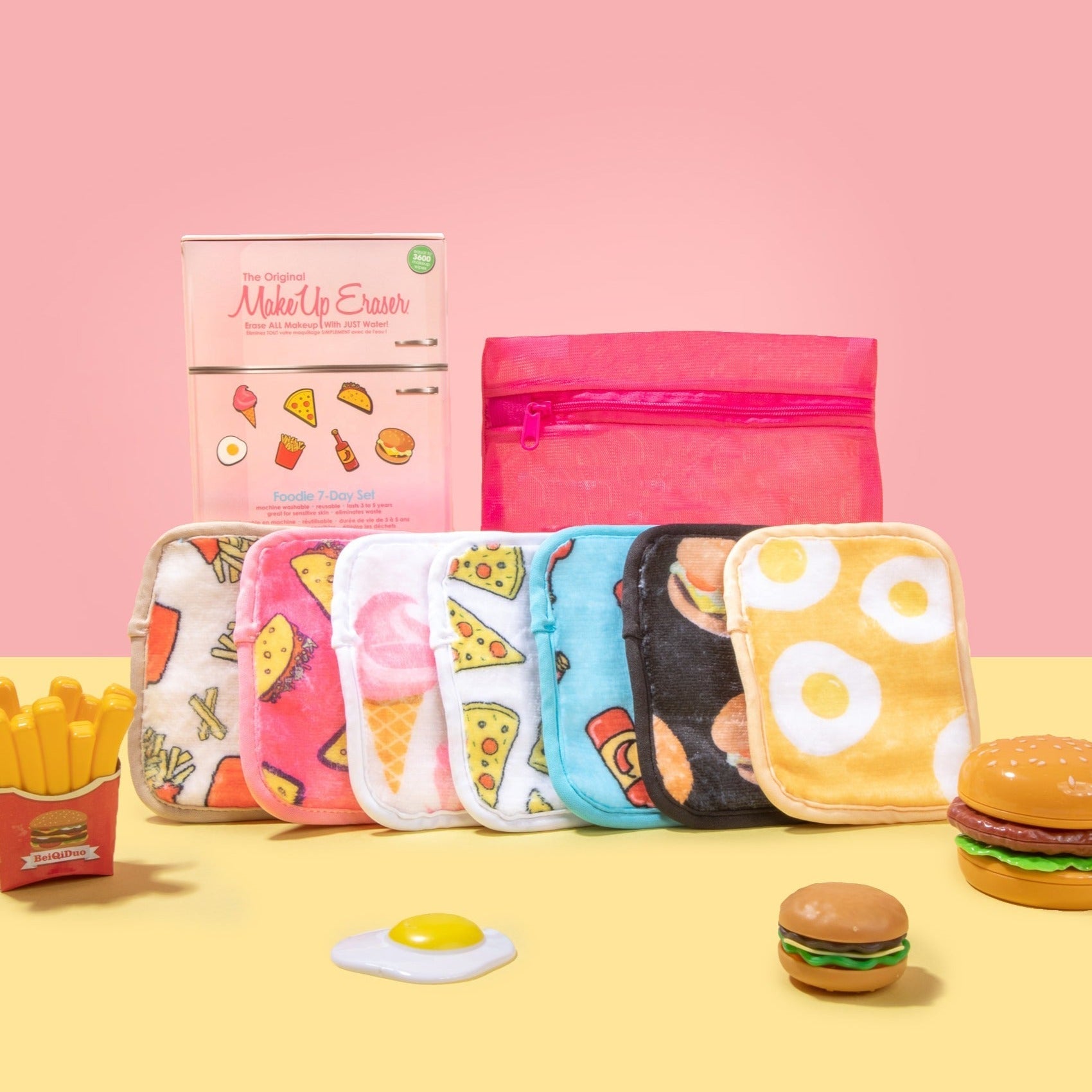 Foodie 7-Day Set MakeUp Eraser.