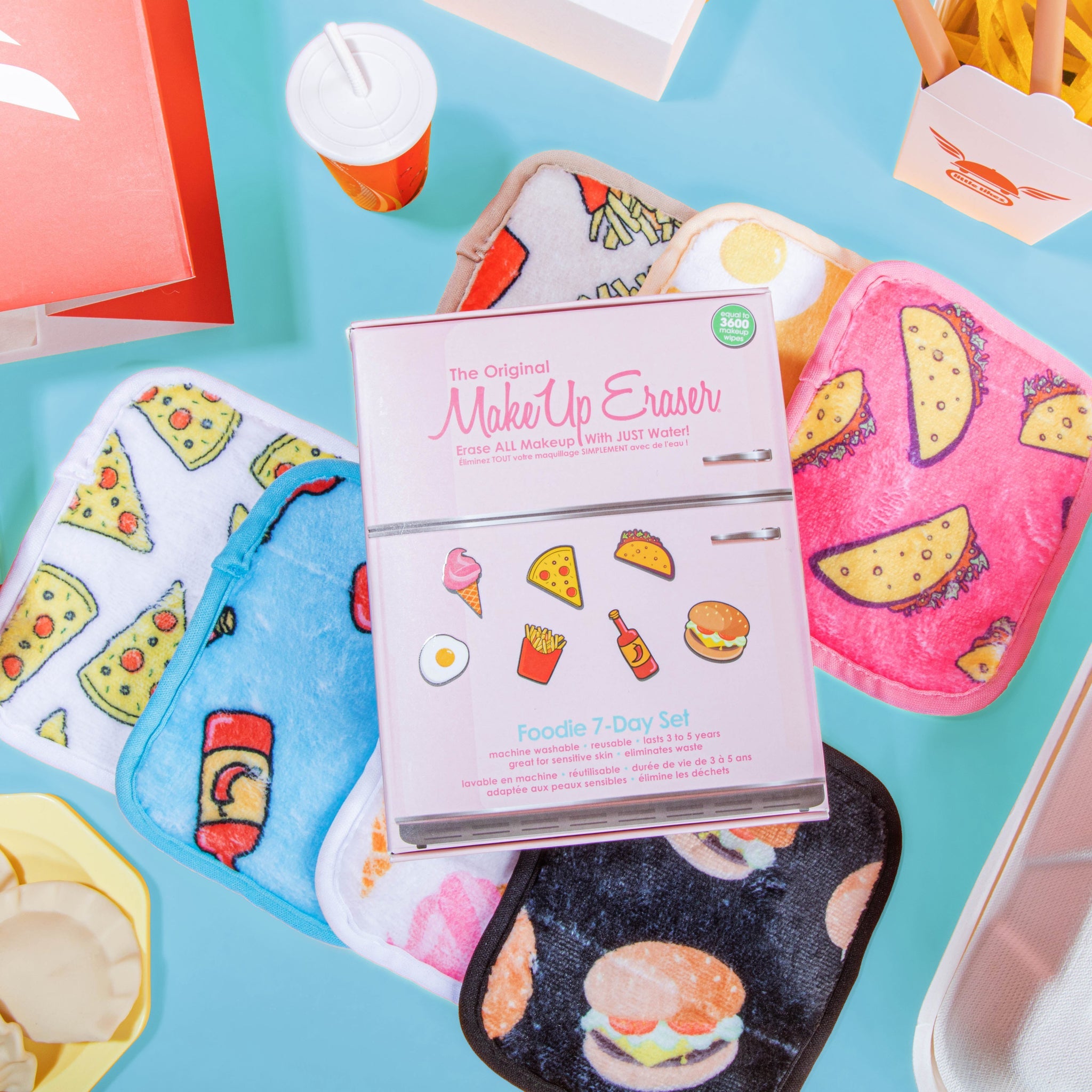 Foodie 7-Day Set MakeUp Eraser.