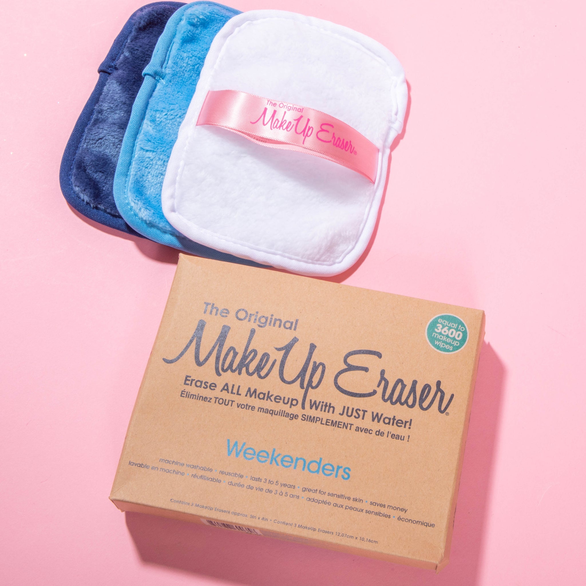 Weekenders Blue 3-Day Set MakeUp Eraser.