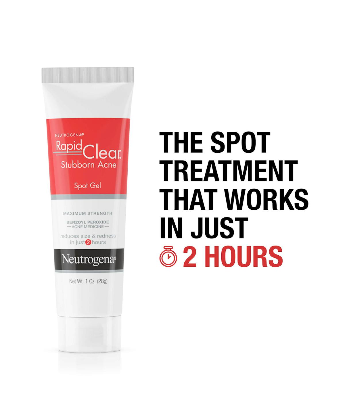 Rapid Clear Sutbborn Acne Spot Gel (28g)  - Neutrogena.