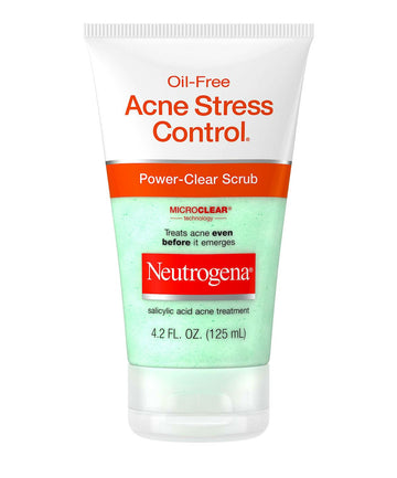 Oil Free Acne Stress Control Power- Clear Srub (125ml) - Neutrogena.