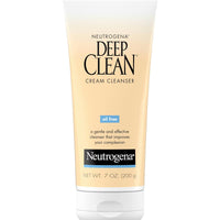 Deep Clean Cream Cleanser Oil Free (200g) - Neutrogena.