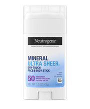 Ultra Sheer® Face & Body Mineral Sunscreen Stick Broad Spectrum SPF 50 - Neutrogena.