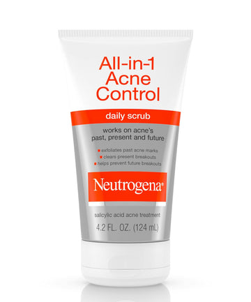 All - in-1 Acne Control Daily Scrub (124ml) - Neutrogena.