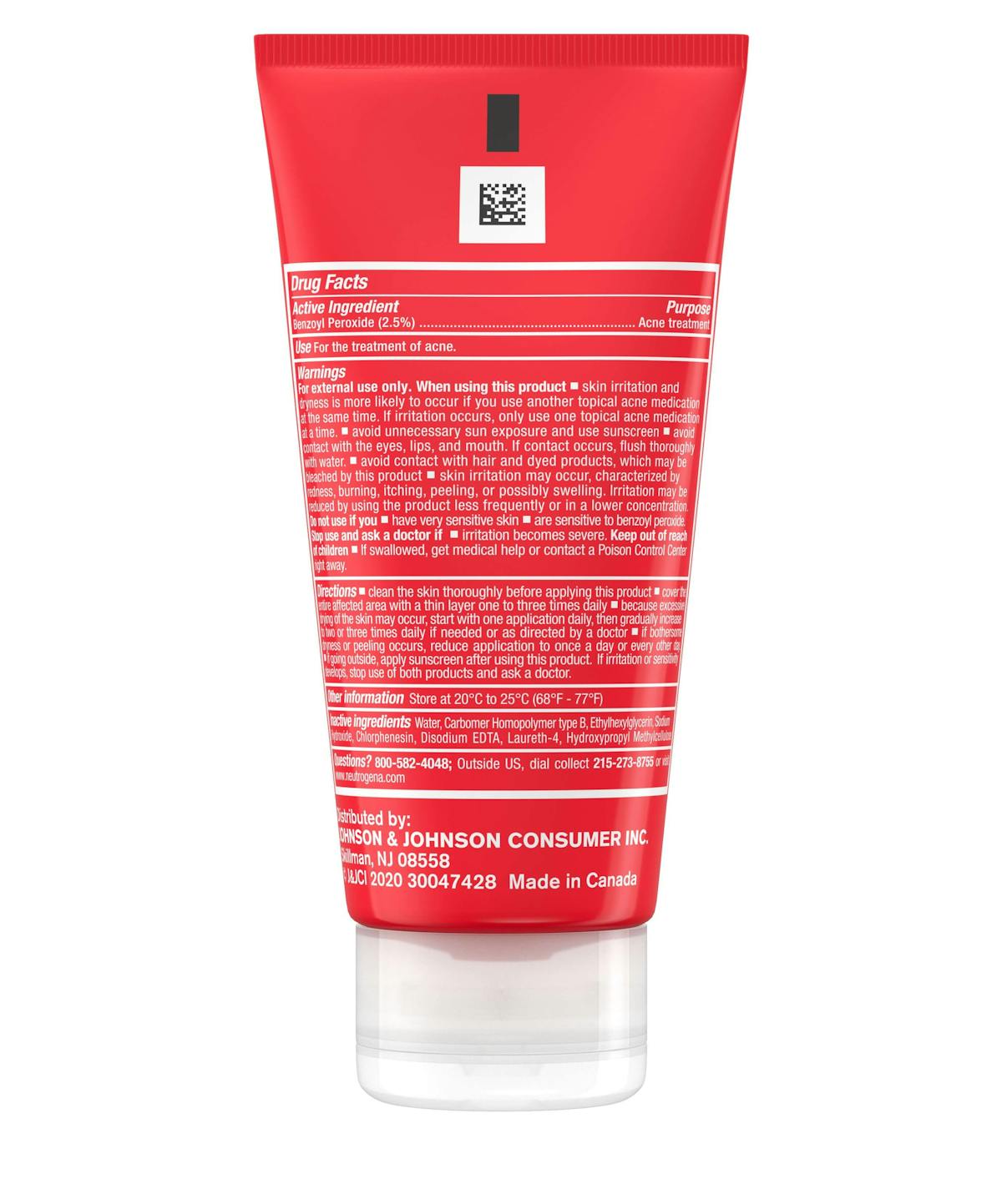 Stubborn Acne AM Treatment (56g) - Neutrogena.