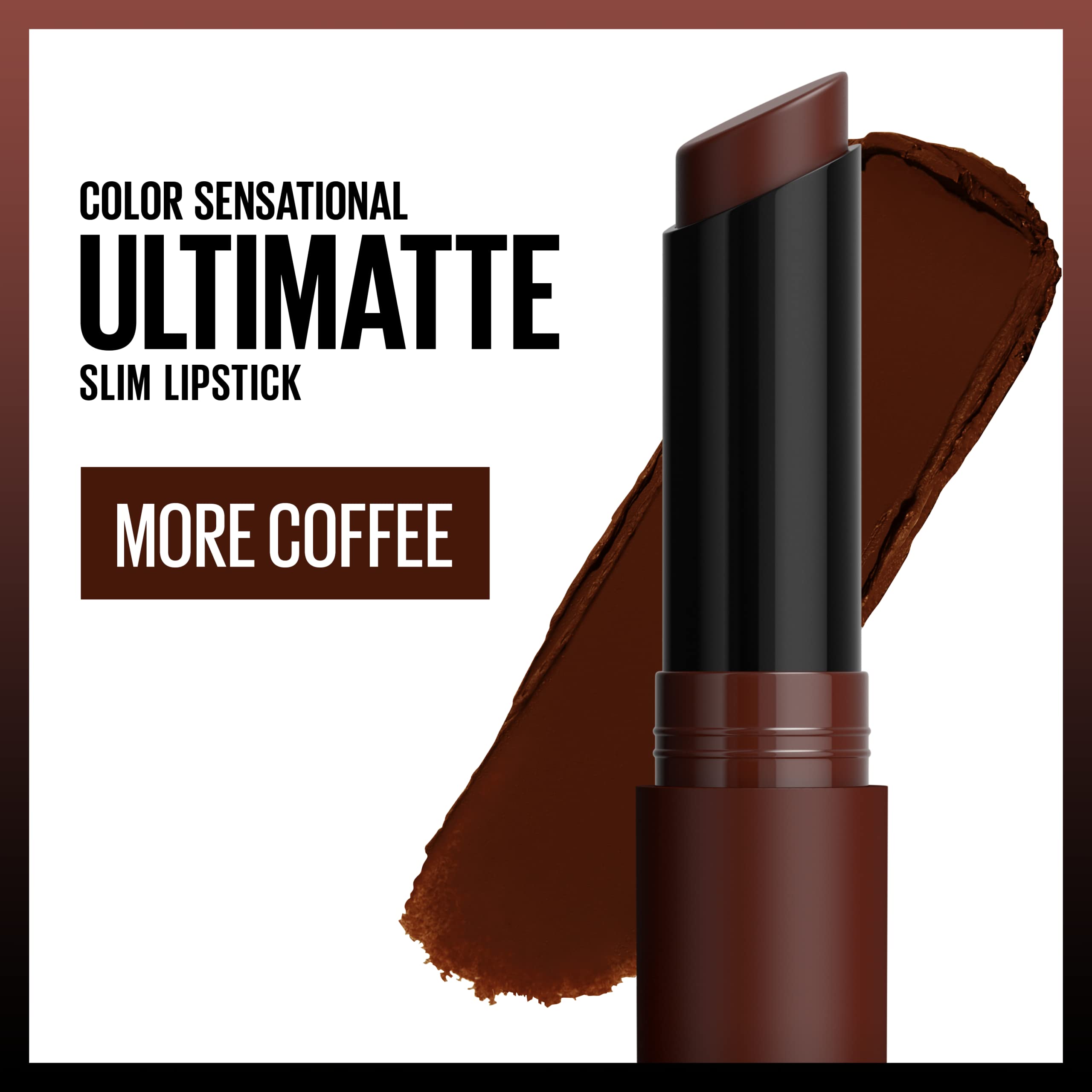 COLOR SENSATIONAL MATTE LIPSTICK / 088 MORE COFFE - MAYBELLINE.