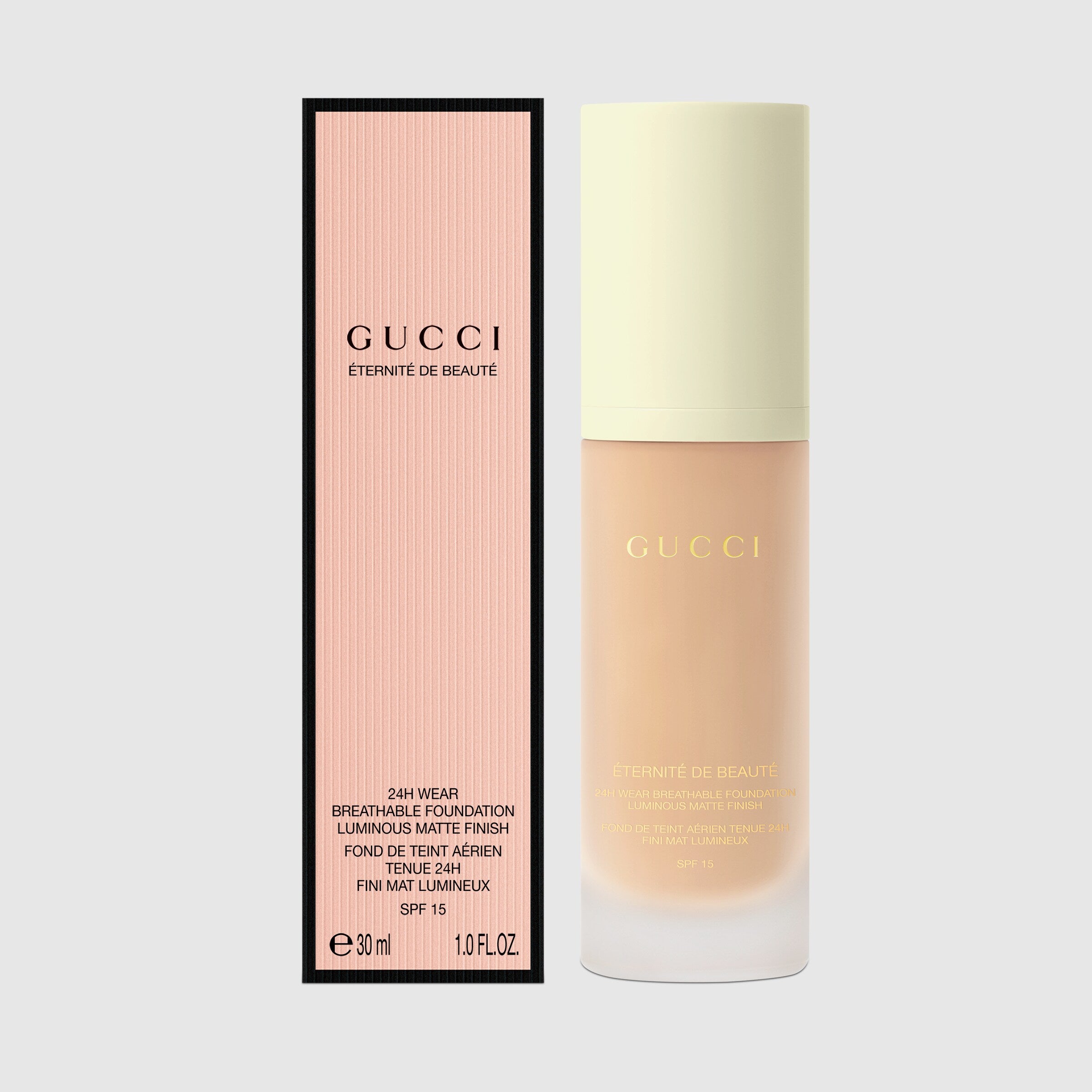 Éternité de beauté spf foundation/ 220w medium fair – Gucci Beauty.