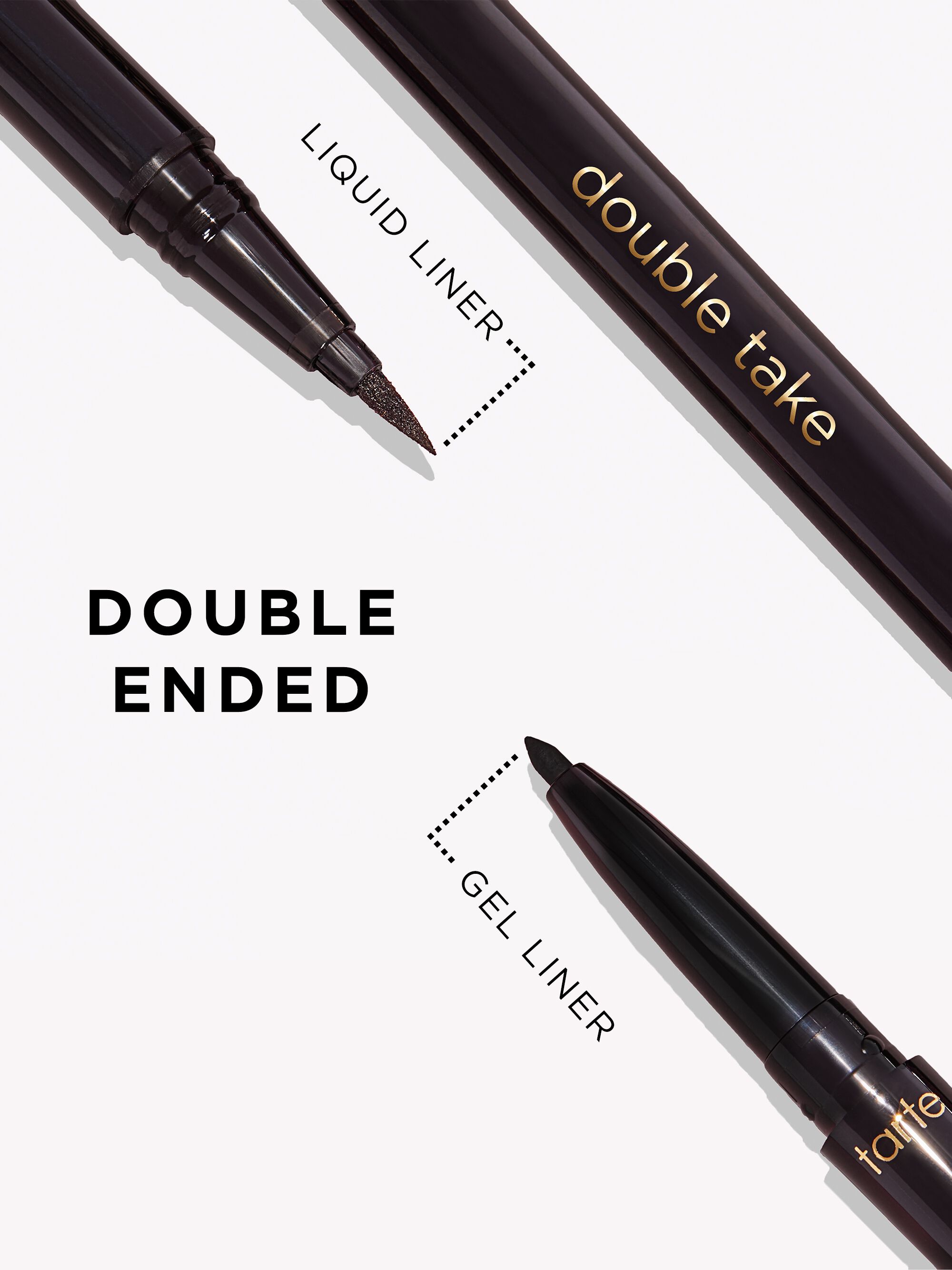 Double Take Eyeliner - Black / TARTE.