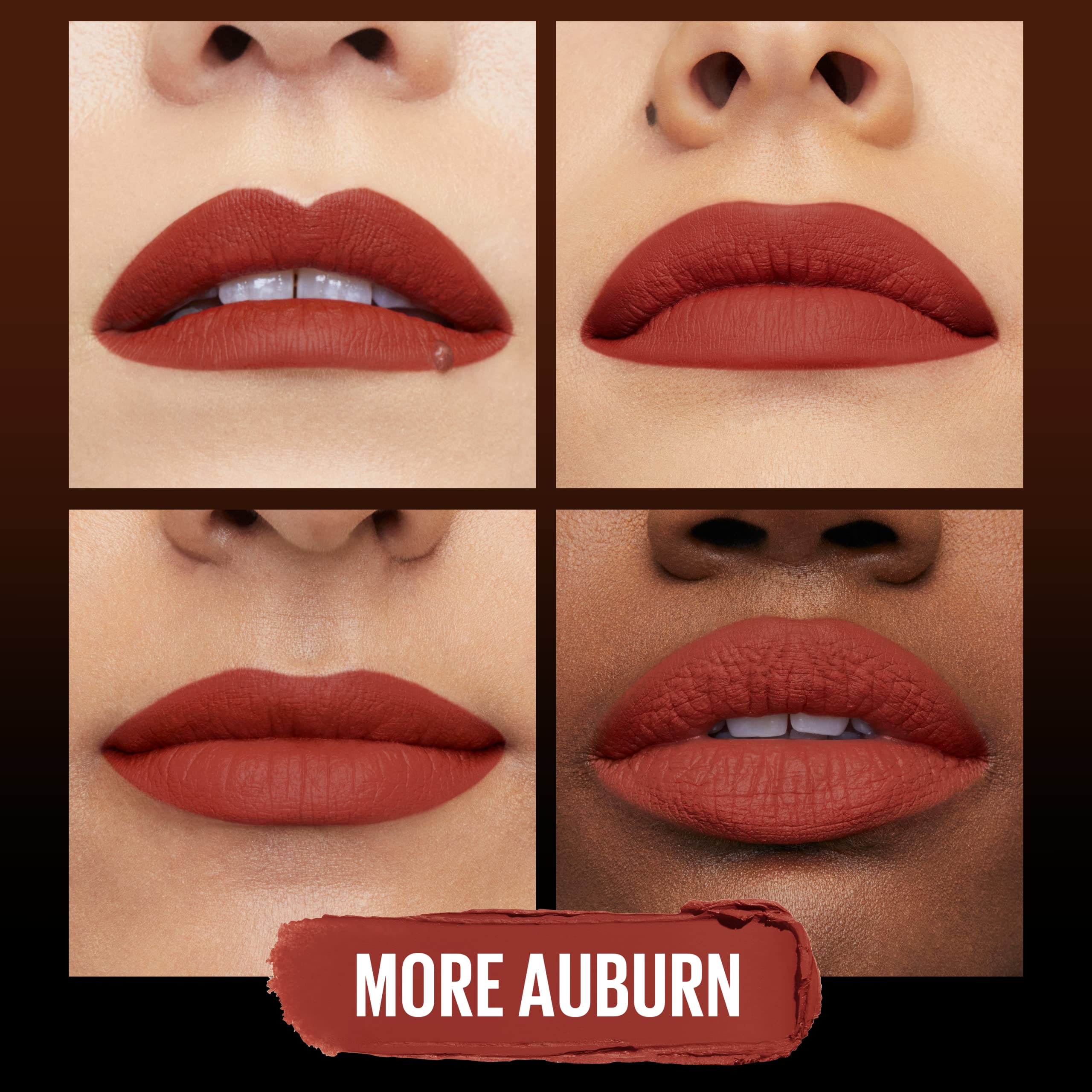 COLOR SENSATIONAL MATTE LIPSTICK / 288 MORE AUBURN - MAYBELLINE.