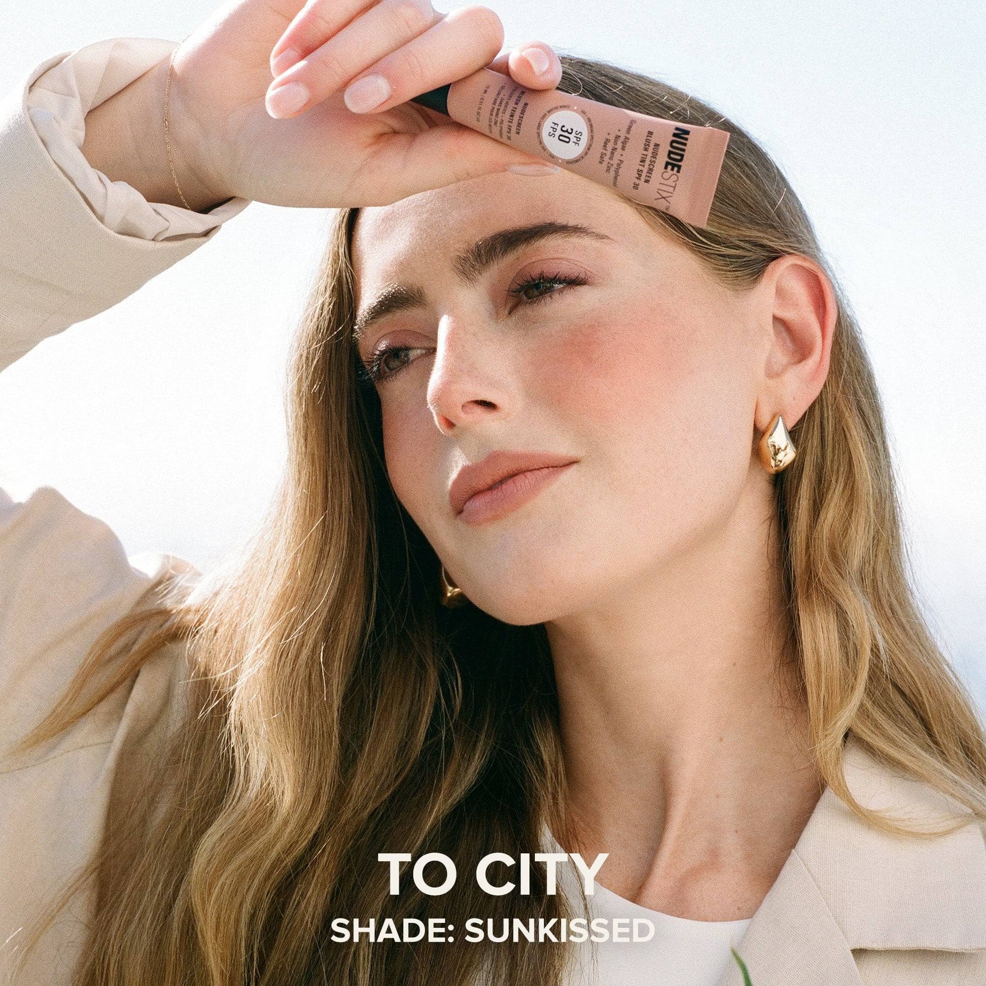 Nudescreen Blush + Lip Tint SPF 30/ Sunkissed -Nudestix.