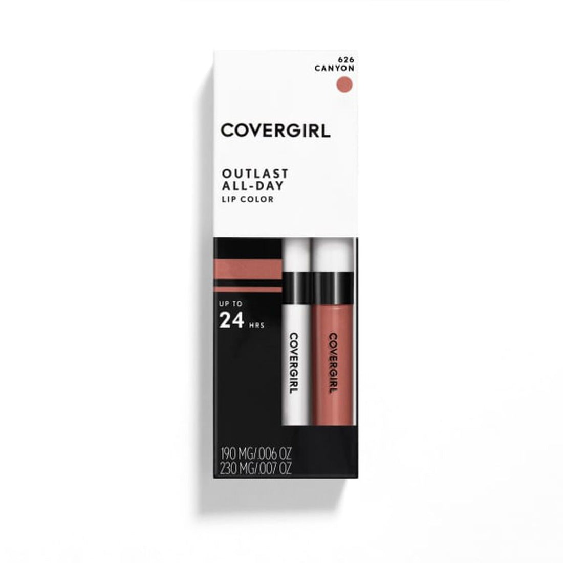 Outlast All-Day Lip Color with Topcoat / 626 Canyon - Covergirl.