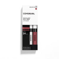 Outlast All-Day Lip Color with Topcoat / 542 Brazen Raisin - Covergirl.