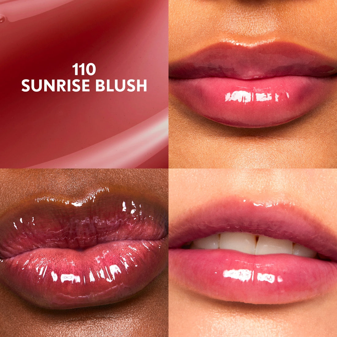 Clean Fresh Yummy Gloss / 110 Sunrise Blush - Covergirl.