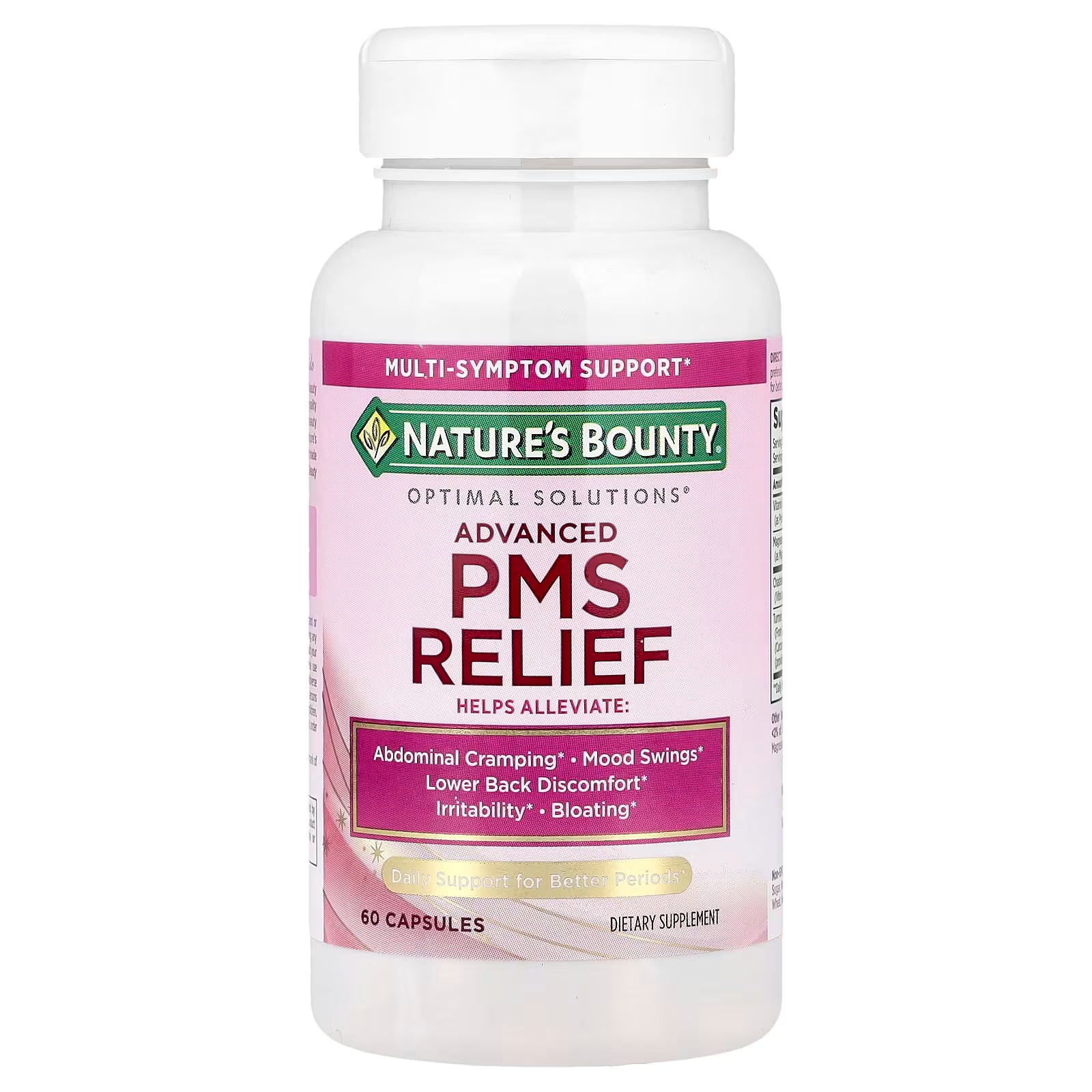 Advance PMS Relief, 60 Capsulas - Nature's Bounty.