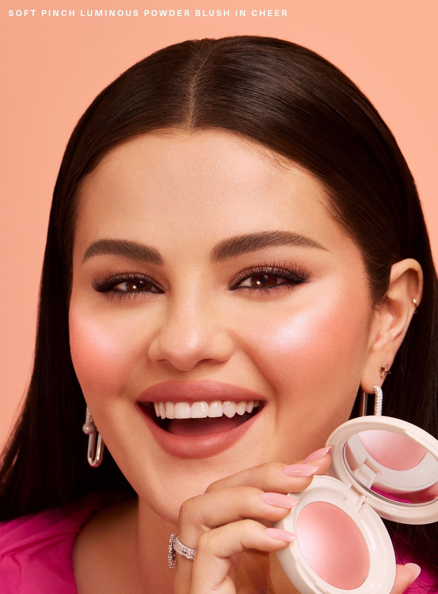 Soft Pinch Luminous Powder Blush/ Cheer- Rare Beauty by Selena Gomez.