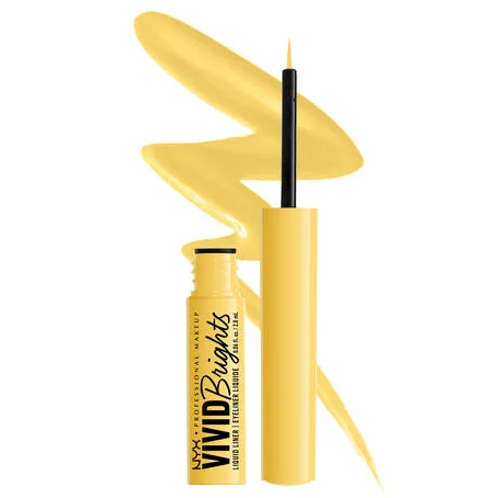 Vivid Brights Colored Liquid Eyeliner / Had Me At Yellow - NYX COSMETICS.