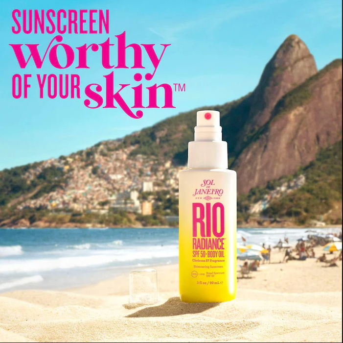 Rio Radiance™ SPF 50 Shimmering Body Oil Sunscreen 90ml  - Sol de Janeiro.