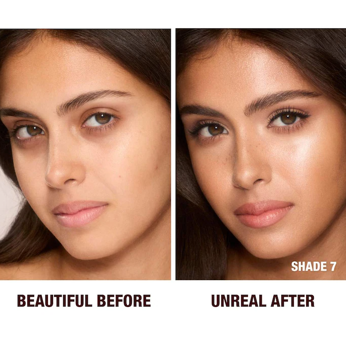 Unreal Skin Sheer Glow Tint Hydrating Foundation Stick / 7 Medium - Charlotte Tilbury.