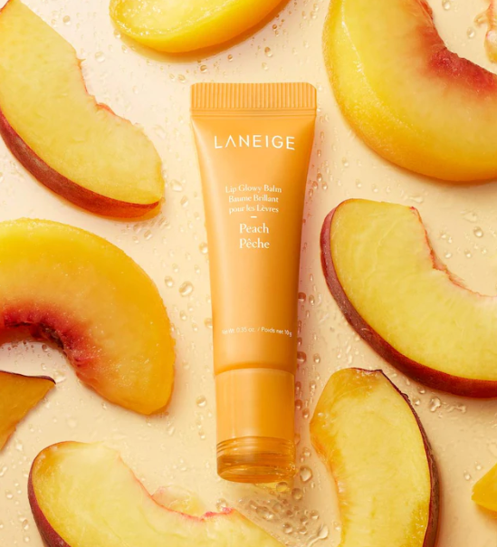 Lip Glowy Balm Peach - LANEIGE.