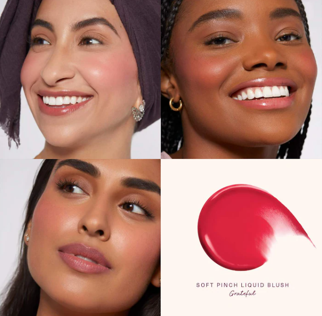 Mini Soft Pinch Liquid Blush / Grateful - Rare Beauty by Selena Gomez.