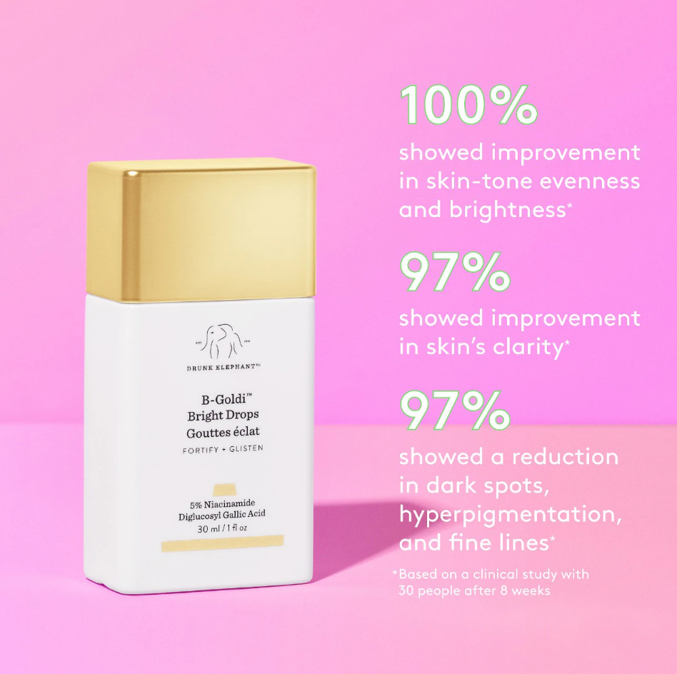 B-Goldi™ Bright Illuminating Drops with 5% Niacinamide / Drunk Elephant - PREVENTA